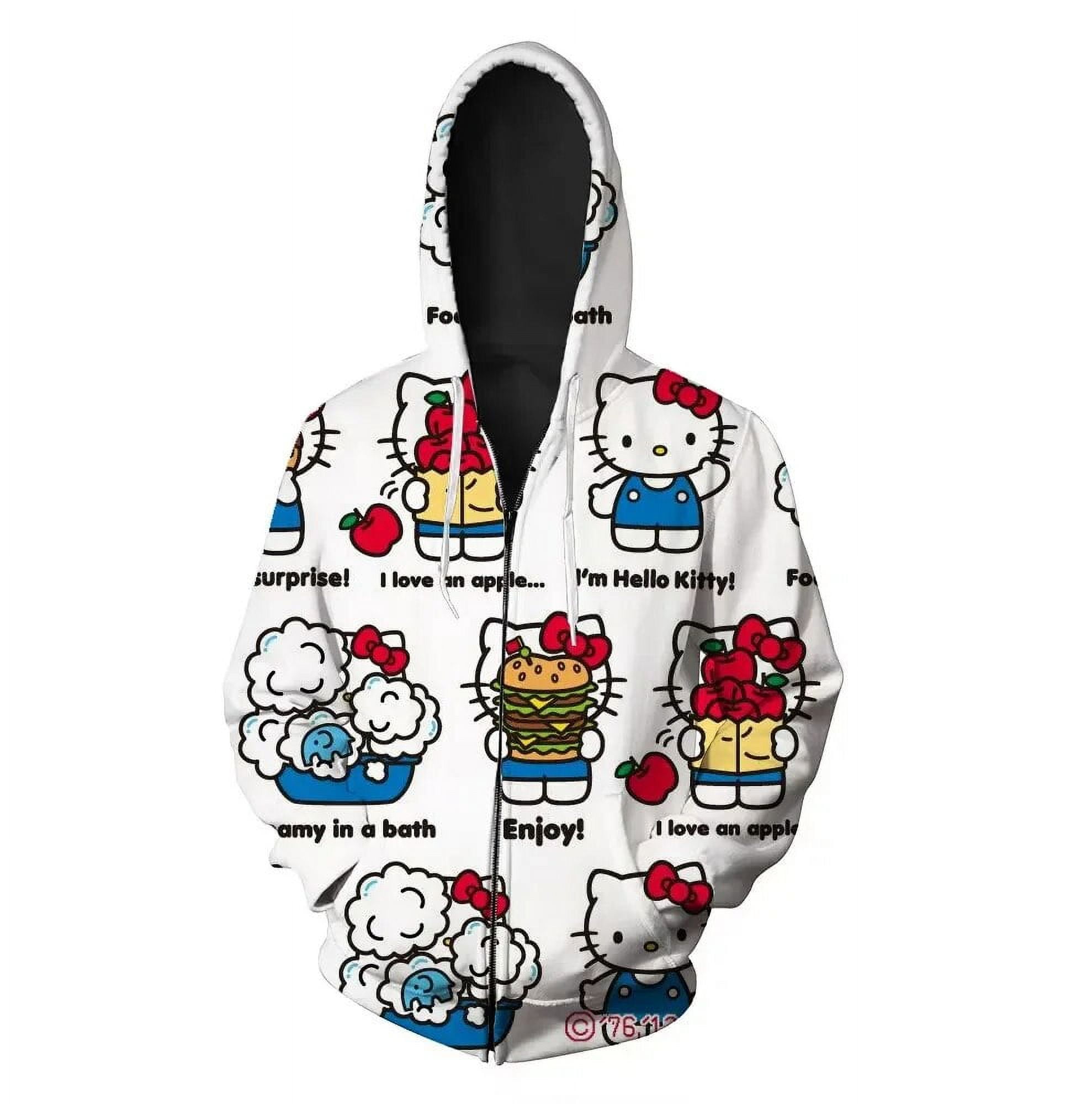 Hello Kitty 2024 Clothing Yellow Hoodie College Zip Hello Kitty 2024 Clothing Yellow Hoodie College Zip