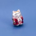 thumbnail image 5 of 925 Sterling Silver Maneki Neko Fortune Cat Charm for Bracelet Charms Bangle Pendant Jewelry, 5 of 5