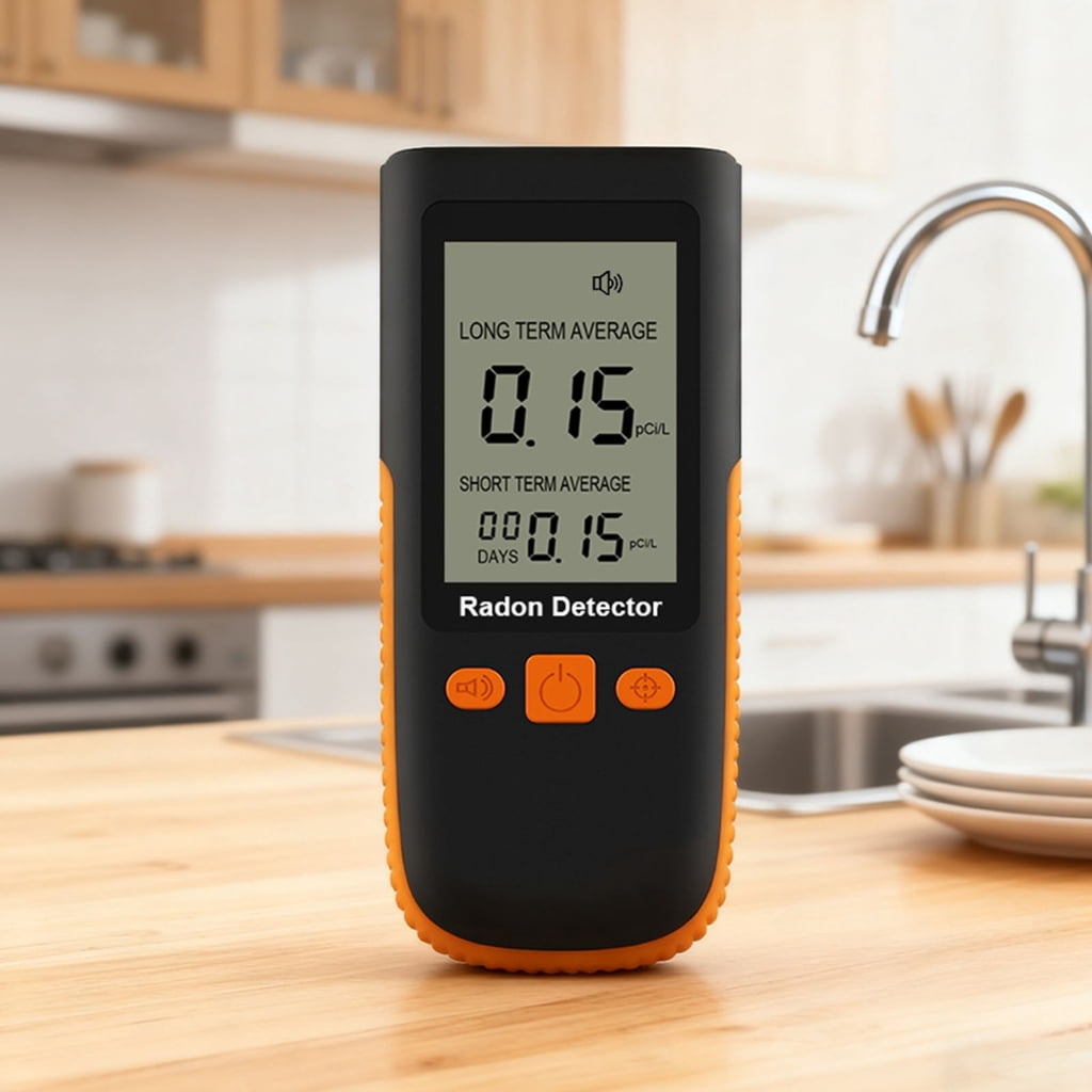 Advanced Radon Gas Detections Device With Three Unit Switchable Ideal For Basement And Workplace Safety