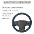 thumbnail image 4 of Jeiento Sea Turtle Neoprene Steering Wheel Cover 15 inches Anti Slip Car Steering Wrap Protector Cover Universal Fit for Most Cars SUV Van Truck, 4 of 6