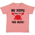 thumbnail image 3 of Inktastic My Poppy Loves Me Grandchild Boys or Girls Toddler T-Shirt, 3 of 5