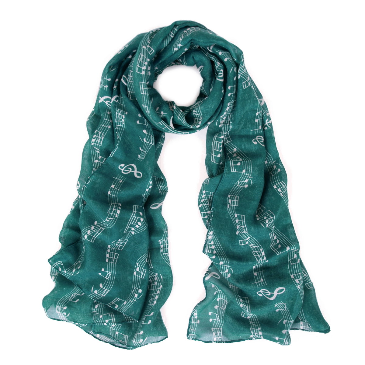 Premium Music Notes & Chords Fashion Scarf Wrap Different Colors