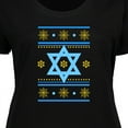 thumbnail image 4 of Inktastic Hanukkah Ugly Sweater Women's Plus Size T-Shirt, 4 of 5