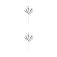 thumbnail image 3 of Naiovety Christmas Artificial Berries Pine Cone Flower Xmas Branch Party Decoration Window Fireplace Simulation Festival Tree Blanco 2Conjunto, 3 of 6