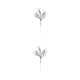 thumbnail image 4 of Moyic Adornos de decoración de chimenea de rama de flor de bayas artificiales de Navidad Blanco 2Conjunto, 4 of 6