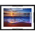 thumbnail image 5 of Art.com Colorful Sunrise with a Breaking Wave Photographic Print by West Coast Scapes, Black Frame Wall Art, 23" x 17", 5 of 5