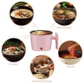 thumbnail image 3 of Electric Hot Pot Non-Stick Ramen Noodles Cooker 55oz Mini Pot with Power Adjustment(Beige), 3 of 9