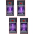 thumbnail image 1 of Paquete de 4 matamosquitos eléctricos, enchufables con luz nocturna LED UV, trampa electrónica para moscas de insectos para uso en interiores y exteriores Xemadio WMZL-1608, 1 of 7