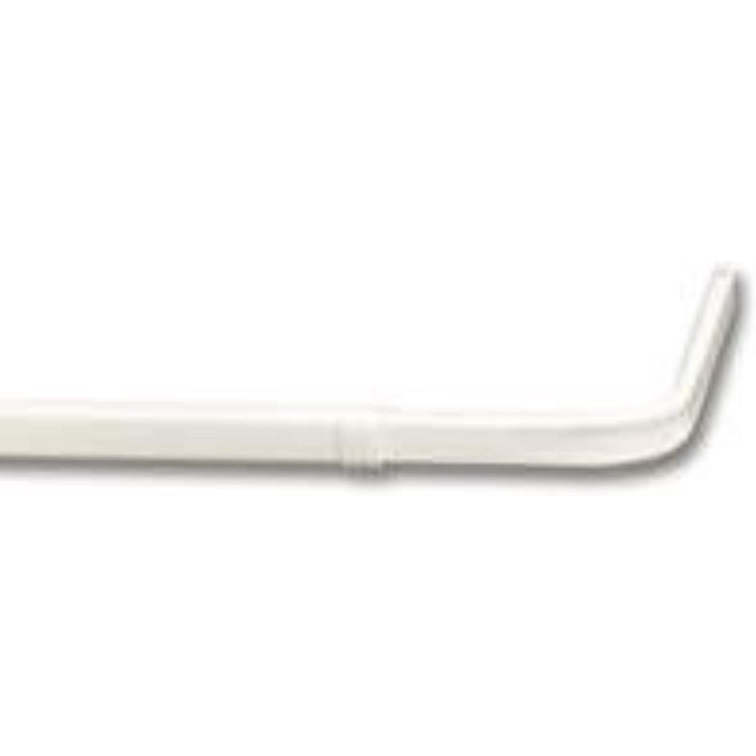Single lock-seam standard curtain rods 48-84" projects 3 1/2"