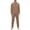 Light Brown, variant on Dwelliawo Men Pajama Set Long Sleeve Henley Pjs Soft Modal Breathable Button Top Jogger Pants Lightweight Loungewear For Sleeping Daily Rest Dark Blue 2xL