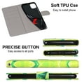 thumbnail image 6 of For Samsung A54 Case 5G , Mantto PU Leather Phone Case With Hand Rope Strap Cute Painted Flip Card Wallet Slots Case,Kickstand Phone Skin For Samsung Galaxy A54 5G, Green Lemon, 6 of 8