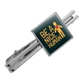 thumbnail image 1 of Be A Nice Human with Heart Square Tie Bar Clip Clasp Tack- Silver or Gold, 1 of 4