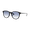 Black Frame | Clear Gradient Light Blue Lens, variant on RAY-BAN RB4334D RB4334D LOW BRIDGE FIT Square Shape Sunglasses Black Frame | Blue Classic Lens 55mm