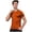 Orange Shirt For Men, variant on IYTR Mens Workout Shirts Solid Color Short Sleeve Summer T Shirts Pullover Round Neck Fitness Sports Stretch Quick-drying Shirts Casual Comfy Orange XL