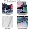 thumbnail image 4 of luoweisi Men's Beach Shorts Quick Dry Swim Trunks with Mesh Lining Dragonfly L, 4 of 5