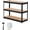 36" x 24" x 36" with hammer, variant on 3-Tier Adjustable Metal Shelving Unit, 36" x 18" x 36", 1320 lb Capacity, Heavy Duty