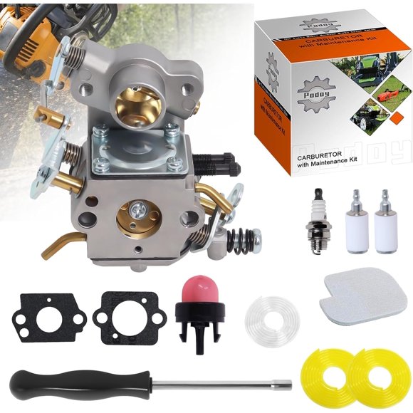 545070601 P3314 Carburateur pour Pièces de Scie à Chaîne Poulan PP4218A Filtre à Air et à Carburant avec Outil de Réglage Trousse de Mise au Point pour P3416 P3816 P401