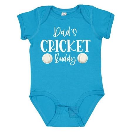 

Inktastic Dad s Cricket Buddy Boys or Girls Baby Bodysuit