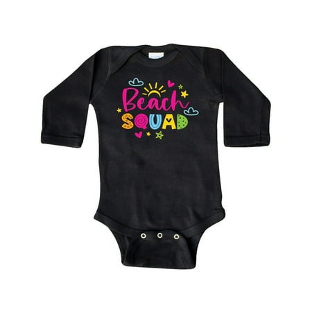 

Inktastic Spring Break Beach Squad Gift Baby Boy or Baby Girl Long Sleeve Bodysuit
