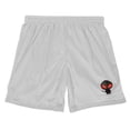 thumbnail image 3 of Aquaman Movie Black Manta Chibi Character Mens Lined Mesh Shorts, Silver, Large, 3 of 6