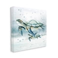 thumbnail image 4 of Stupell Industries Baby Sea Turtle Bubbles Animals & Insects Painting Gallery Wrapped Canvas Art Print Wall Art, 17 x 17, 4 of 8