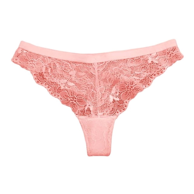 Tanga Secret Treasures Talla EG Encaje Rosa