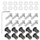 thumbnail image 2 of Kit de montaje de carenado Universal para motocicleta, arandelas de tuerca, pernos para parabrisas de motocicleta, 10 Uds., plateado, 2 of 9