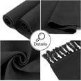 thumbnail image 4 of Seavish Black Kitchen Rugs, 2x4 Washable Bathroom Rug Runner, Cotton Recycled Woven Area Rug, Boho Throw Rugs with Tassles, Braid Farmhouse Accent Carpet for Laundry Porch Entryway Front Door Mat, 4 of 8