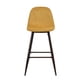 thumbnail image 3 of Conjunto de 2 Sillas de Bar de Cocina Interior HOMEMAKE FURNITURE Sin Brazos amarillo Clásico Minimalista, 3 of 8