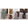 thumbnail image 6 of Fantaslook 2 Piece Womens Lounge Sets Casual Travel Outfits Fall Matching Sweatsuits Long Sleeve Sweatshirt and Wid Leg Pant Pajamas Set, 6 of 9