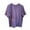 Purple, variant on VgaVtl Mens T Shirts Casual Elbow-Length Summer Loose Solid Color Holiday Everyday Mens Clothes Minimalist