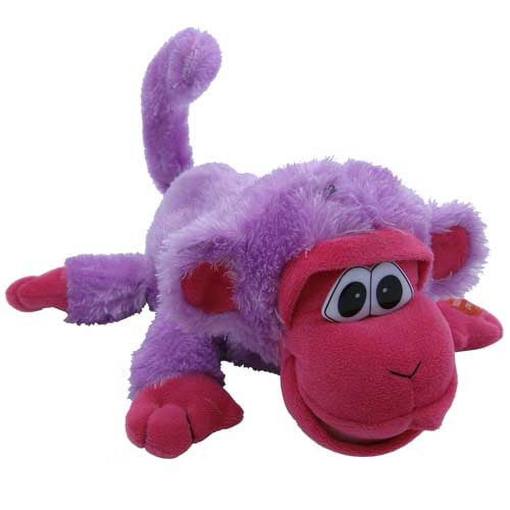 Crazy Critters Motion Activated Purple Monkey Laughing Rolling Pet
