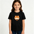 thumbnail image 2 of Girls Graphic Tees Cute Tiger Cub Kids T Shirt Sweet Animal 100% Cotton Short Sleeve Soft Tops 4-13Y, 2 of 5
