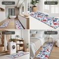 thumbnail image 5 of Pioneer Flower Floral Print Pattern Kitchen Rugs Sets Of 3,Kitchen Runner Rugs Non Skid Washable,Decorative Kitchen Floor Mats for Kitchen,Sink,Laundry,17"x30"+ 17"x47" + 17"x59", 5 of 6