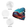 thumbnail image 3 of Lsque Colorful Ocean Sea Turtle Pattern Knitted Beanie, Unisex Winter Hat, Knit Hat Winter Beanies Thick Fisherman Beanies Cuffed Plain Skull Caps, 3 of 6