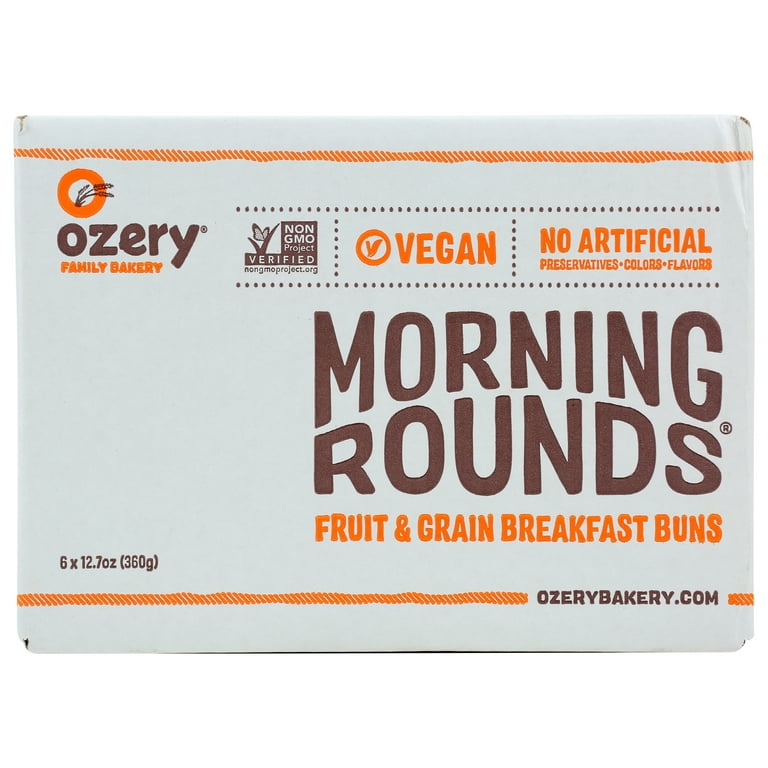 Pack of 6) Ozery Morning Rounds, Cranberry Orange, 12.7oz