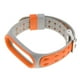 thumbnail image 1 of Reempzo de moda Banda de silicona Muñequera suave Gris + naranja Sunnimix Banda de silicona de repuesto, 1 of 8
