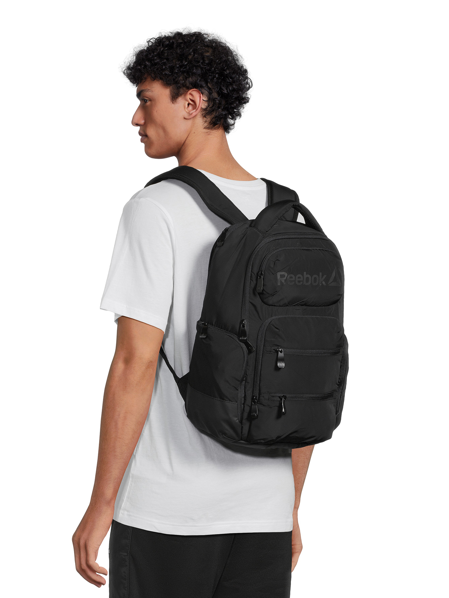 Reebok Unisex Adult Winter 16" Laptop Backpack, Black - image 3 of 6