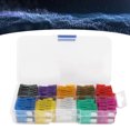 thumbnail image 1 of Automotive Fuse, 100PCS 10 Different Portable Car Blade Fuse Multipurpose  for Trucks for Cars, 1 of 8