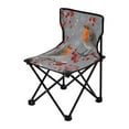 thumbnail image 2 of 600D Oxford Camping Chair Portable Foldable Chair Supports 220 lbs for Picnic, Fishing, Backpacking Red Berries and Robin Birds, 2 of 8