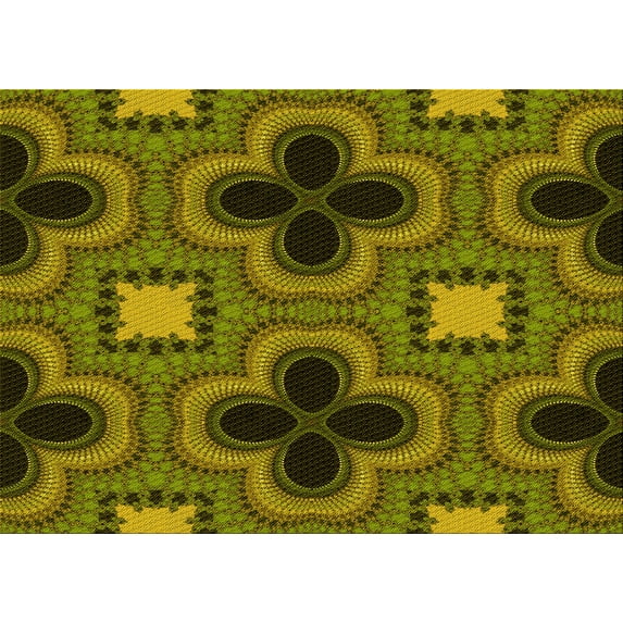Ahgly Company Machine Washable Indoor Rectangle Transitional Bakers Brown Area Rugs, 5' x 7'