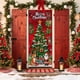 thumbnail image 5 of Decoraciones de Navidad Decoración de Puerta de Navidad de 6.66x2.99 Pies con Entrega de Regalo de Papá Noel, Fondo de la Atmósfera Festiva de la Fiesta Decoraciones de Navidad de Interior, 5 of 6