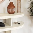 thumbnail image 3 of Daytona Modern Console Table, Faux Plaster, 3 of 9