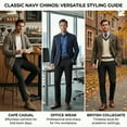 thumbnail image 5 of Men's Stretch Dress Pants - 4-Way Elastic Straight Fit for Fall/Spring (280GSM), 5 of 7