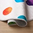 thumbnail image 3 of Eric Carle Washable Polka Dot Children's Area Rug, 5' x 5', 3 of 5