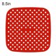 thumbnail image 3 of Bearachild Air Fryer Liner Reutilizable Airware Mat Antiadherente Cocina Freidora de aire Accesorio Herramientas y accesorios para hornear Rojo 8.5 Zoll Bearachild HA004281-03, 3 of 6