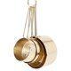 thumbnail image 2 of Oro Tazas de Medición Juego de Cucharas de Medir Acero Inoxidable 16 Piezas Cocina Ingredientes Secos Y LíQuidos, 2 of 10