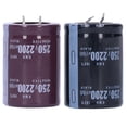 thumbnail image 2 of Condensador electrolítico de aluminio, forma cilíndrica, 250V, 2200μF, 105℃, 35 x 50mm, 2 uds. VoborMX herramienta, 2 of 8