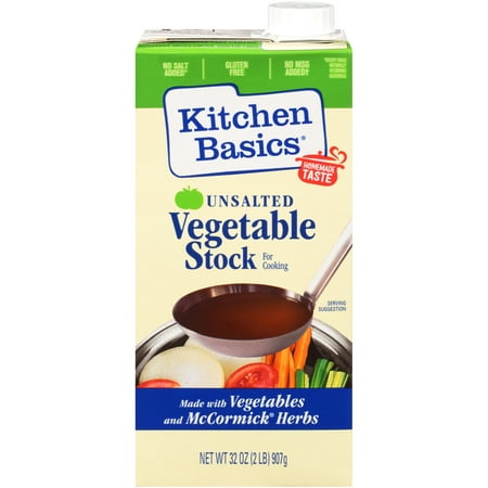 UPC 611443340211 product image for Kitchen Basics Unsalted Vegetable Stock  32 fl oz | upcitemdb.com