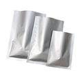 thumbnail image 2 of Bolsa de papel de aluminio puro engrosada, sellada al vacío por tres lados, bolsa de envasado de bocadillos, bolsa de envasado de mascarillas de té, 100 piezas, 2 of 5